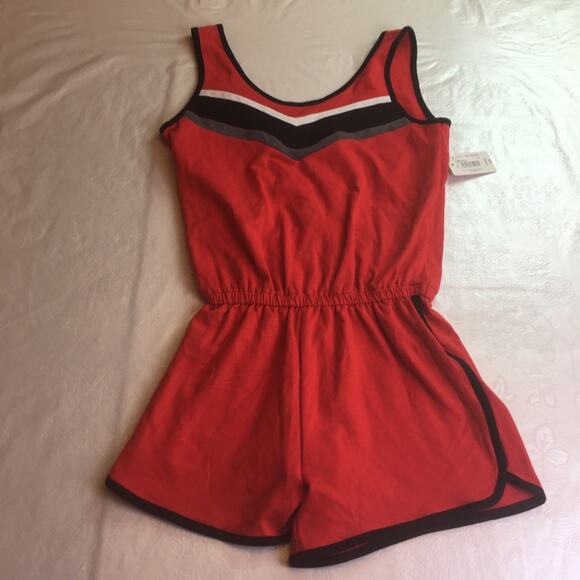 Flirtitude Active Romper Red Gray X-Small - Picture 7 of 12